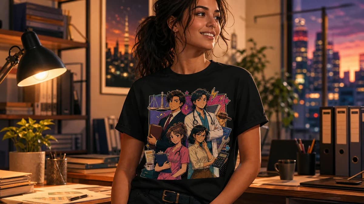 Funny Anime Profession Shirts